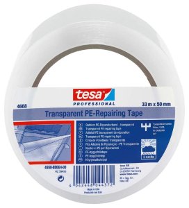 tesa® 4668 (100мм x 33м) Односторонняя прозрачная лента для ремонта